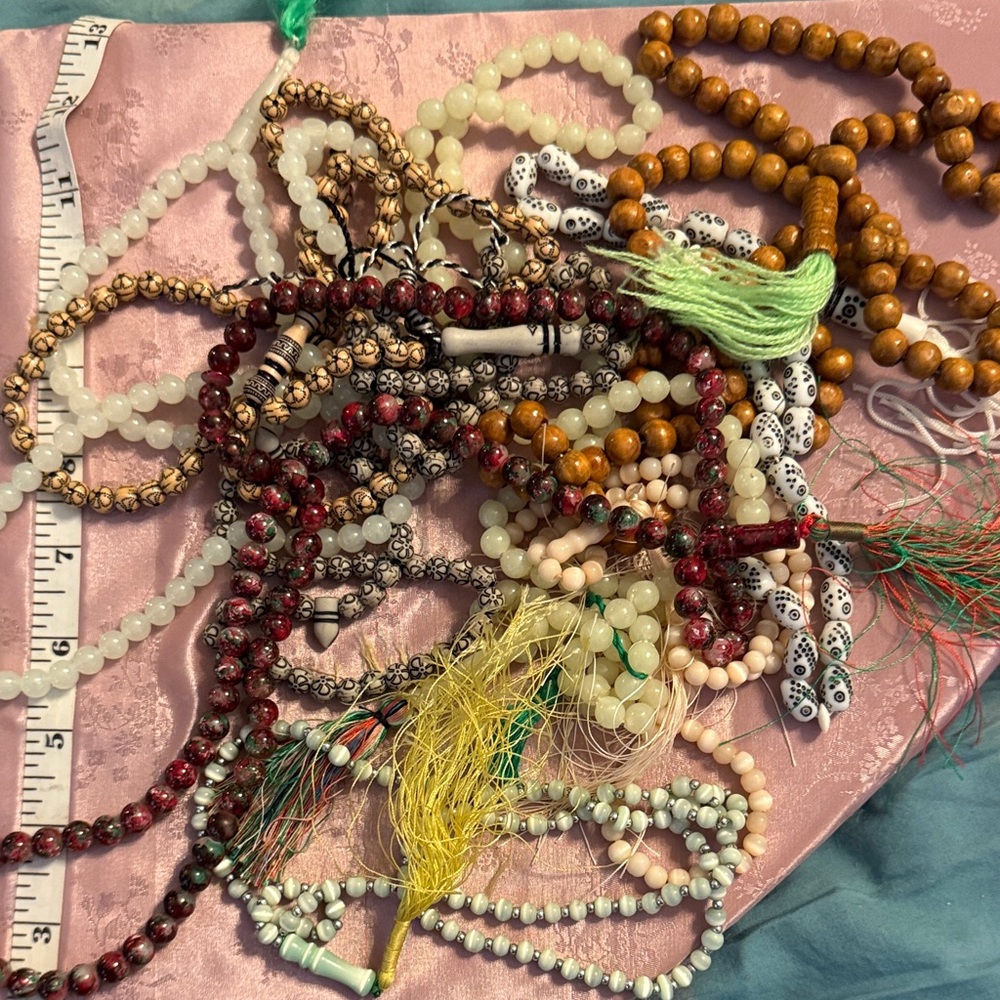 Multicolor Prayer Beaded Necklaces - image 1